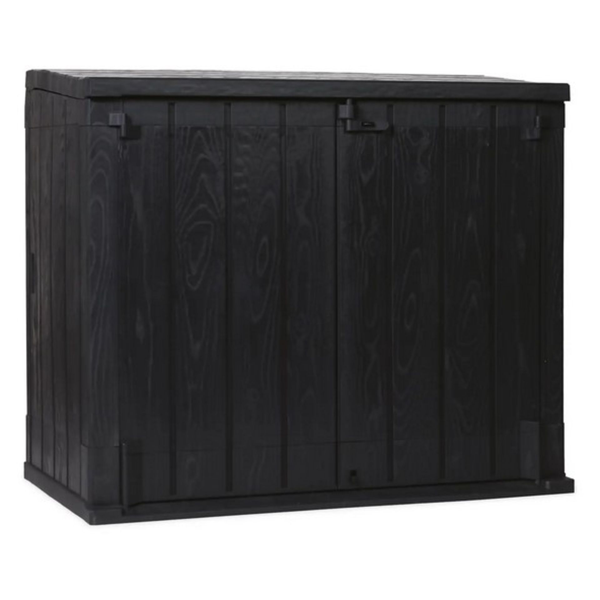 (21/Mez) RRP £165. Toomax Stora Way Plus XL 1270L Garden Storage Box Dark/Anthracite. (Unit In Or... - Image 4 of 5