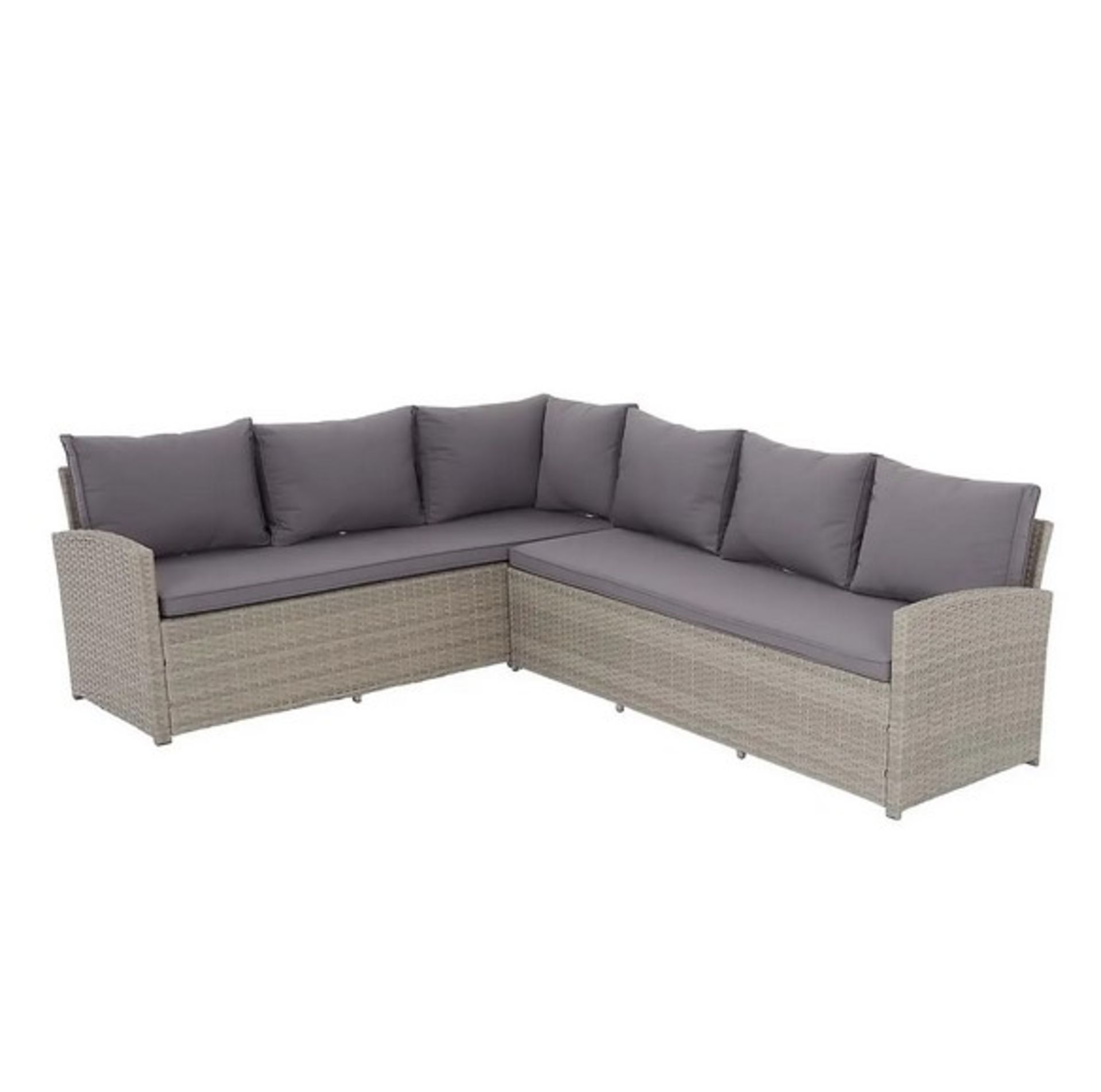 (6/Mez) RRP £850 (When Complete). Matara Grey Rattan Corner Garden Sofa Set. Ideal For Indoor & O... - Image 3 of 6