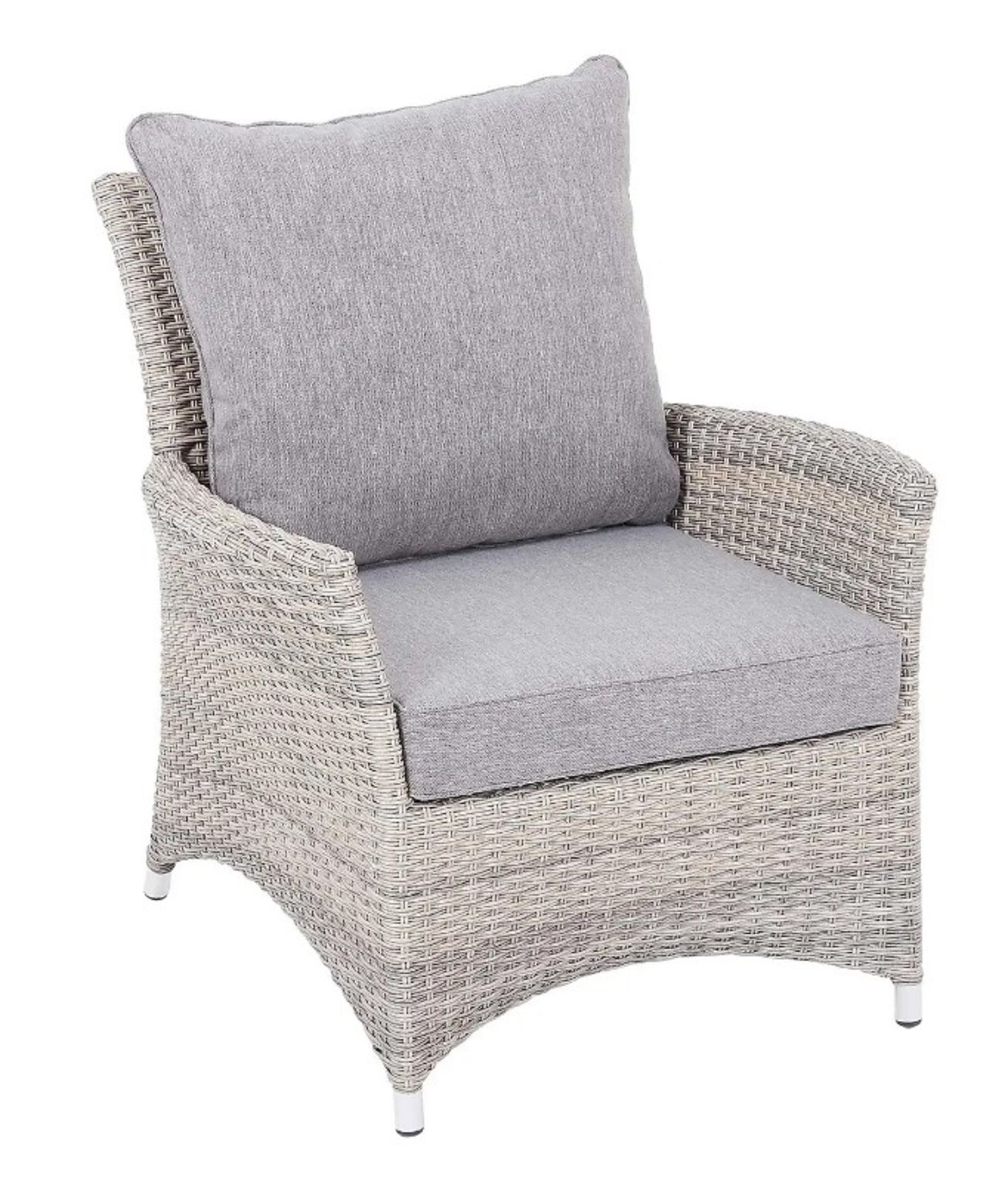 (34/Mez) Hartington Florence Collection Rattan Armchair with 2x Cushions. (Appears Clean, Unused,...