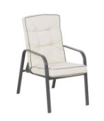 (33/Mez) Lot RRP £280. 4x Chairs With 4x Cushions From Rowley Dining Set RRP £70 Each. (All Items...