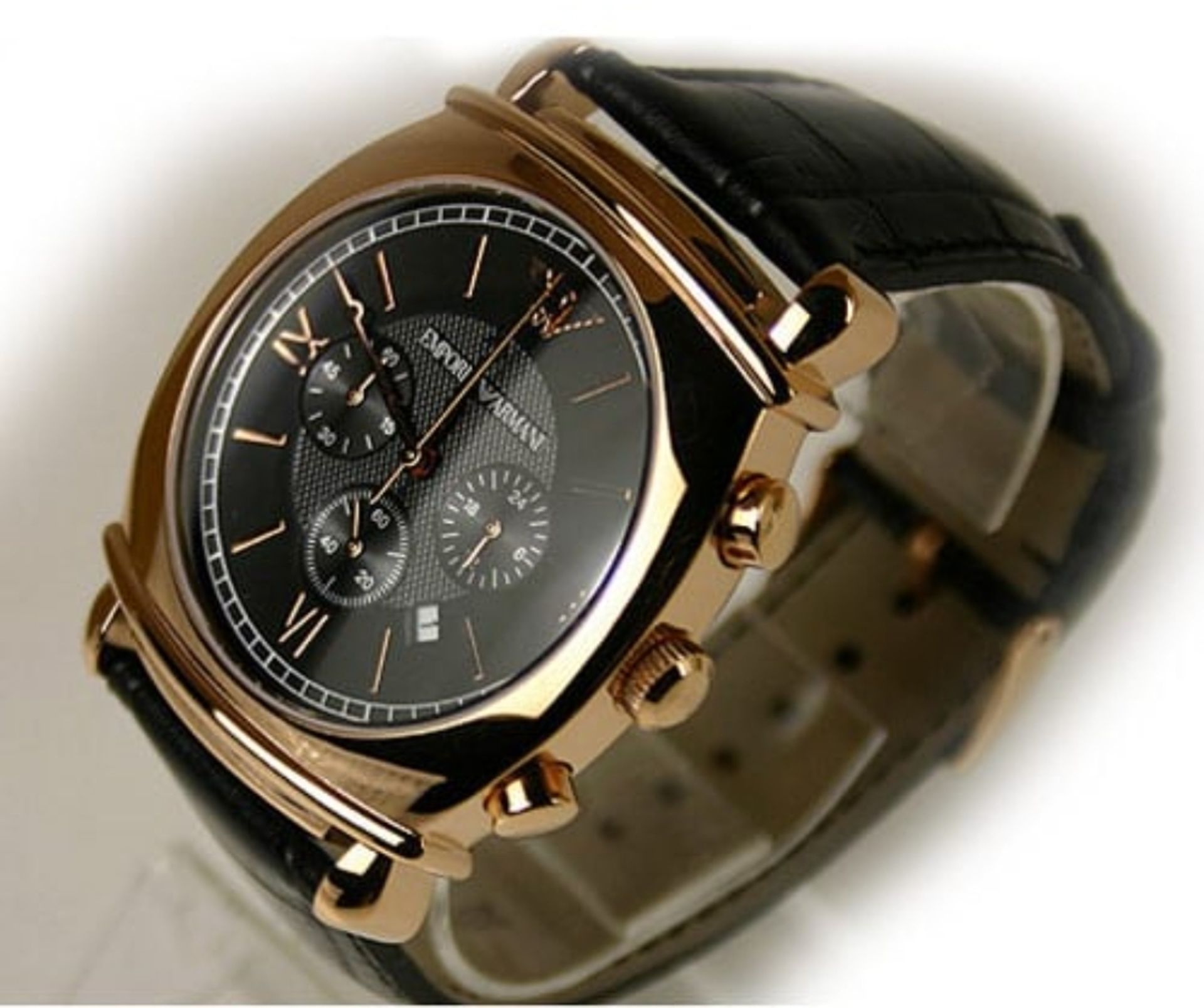 Emporio Armani Men's Rose Gold Watch AR0321 - Image 6 of 8