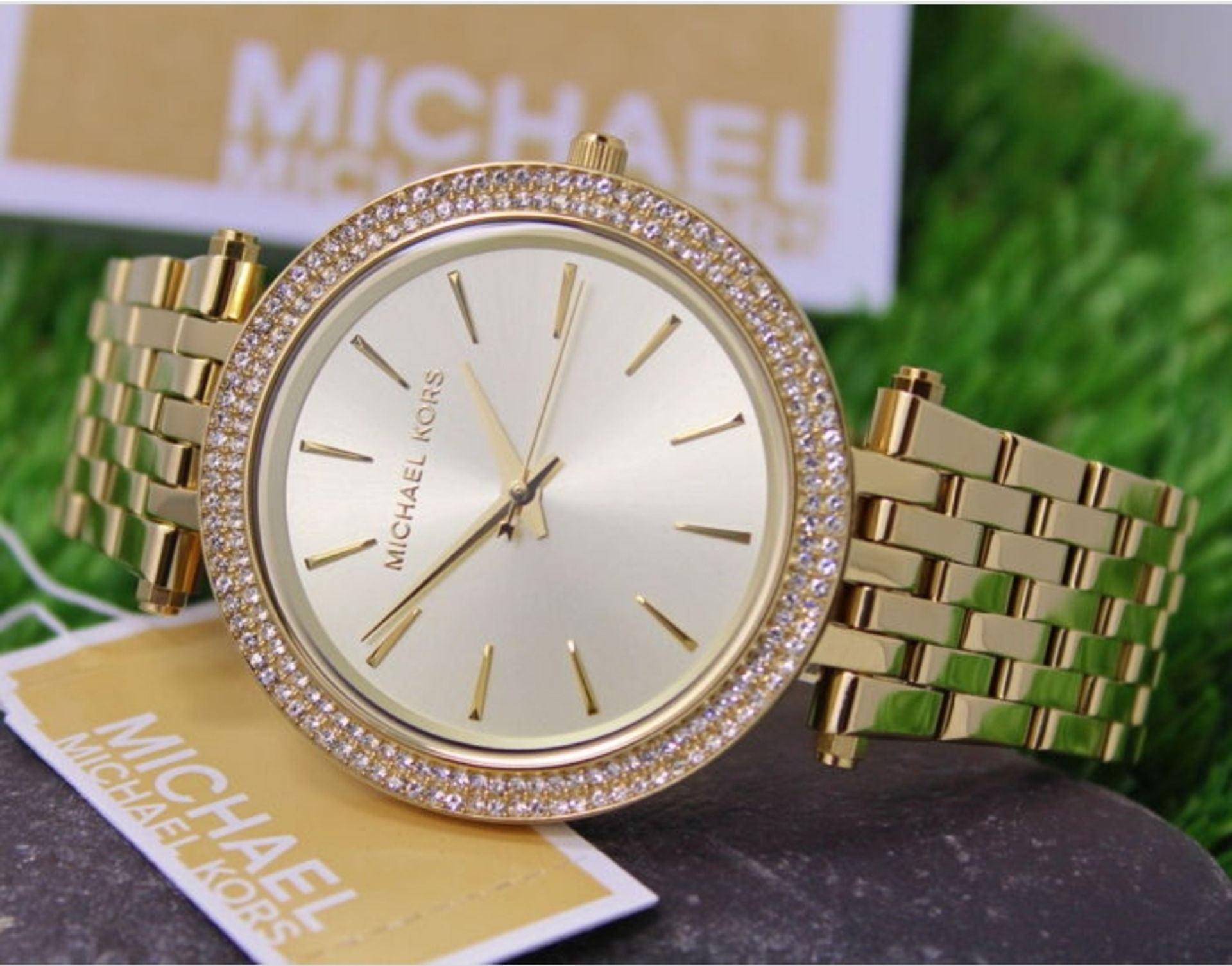 Michael Kors MK3191 Darci Gold Stainless Steel Ladies Watch - Image 4 of 9