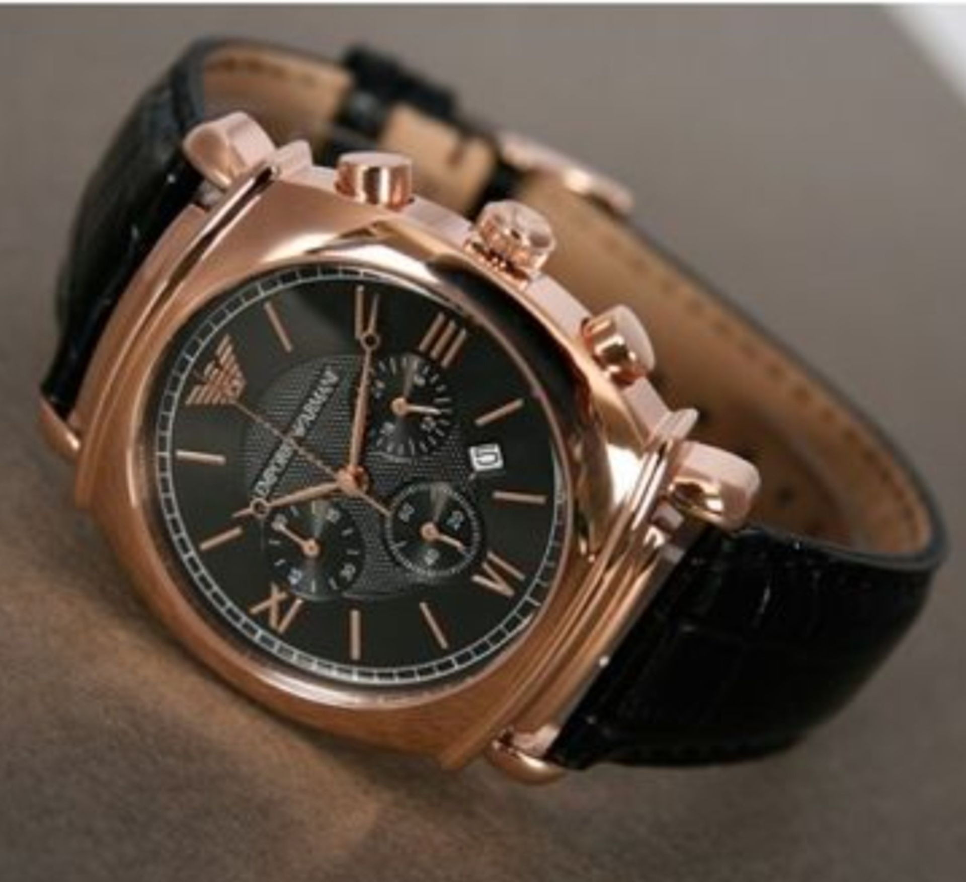 Emporio Armani Men's Rose Gold Watch AR0321 - Image 5 of 8