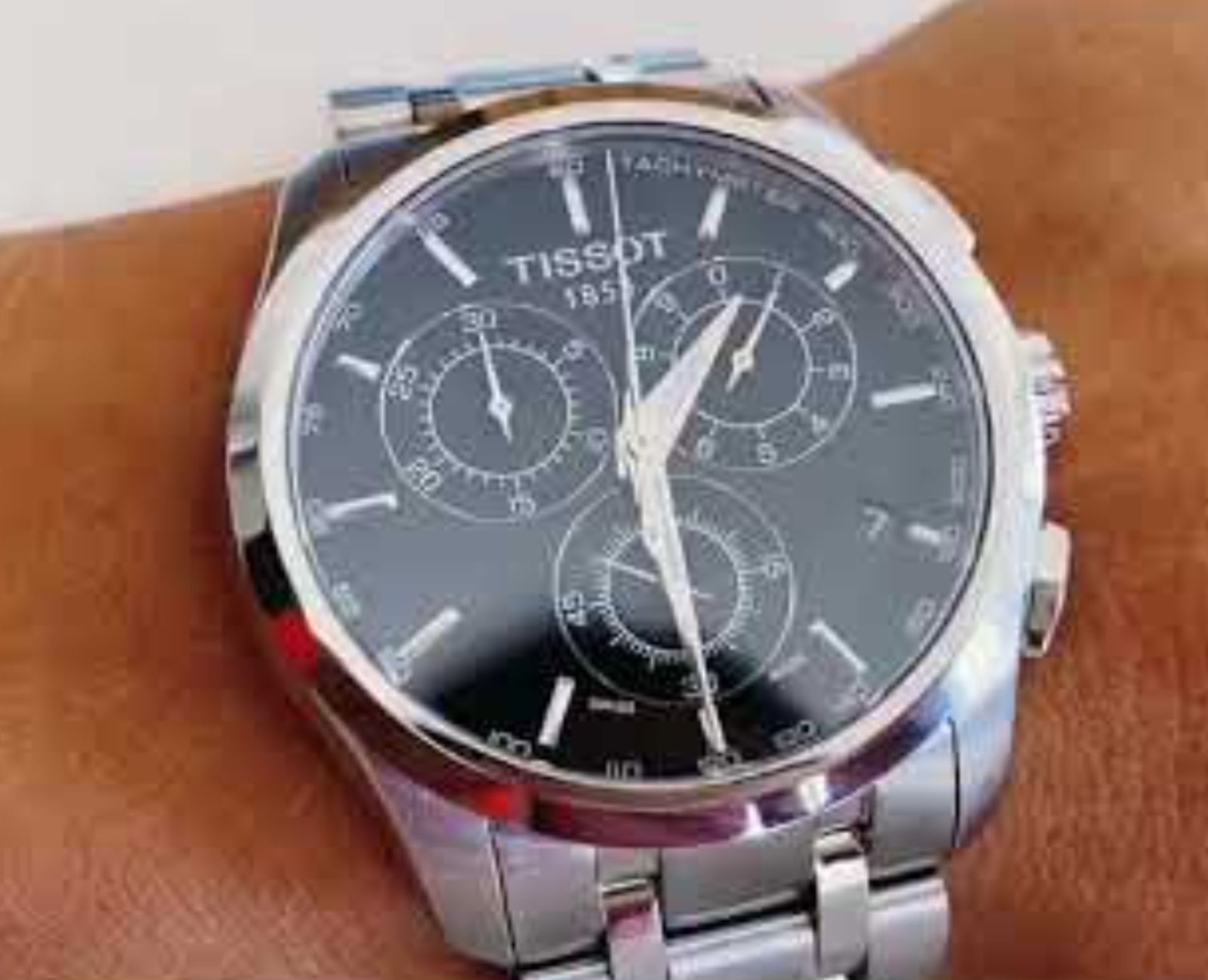 TISSOT T035.617.11.051.00 Men's Couturier Quartz Chronograph Watch - Image 6 of 10