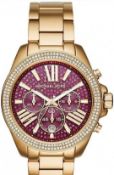 Michael Kors MK6290 Crystal Pave Gold Tone Ladies Watch