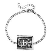 New Holy Bible Bracelet (Size 7) in Stainless Steel