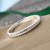New Sterling Silver Band Ring