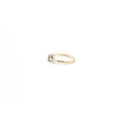 9ct Gold Diamond Detail Ring
