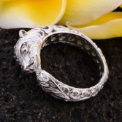 New Royal Bali Collection Sterling Silver Leopard Ring