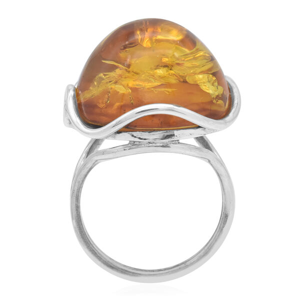 New Natural Baltic Amber Ring - Image 4 of 4