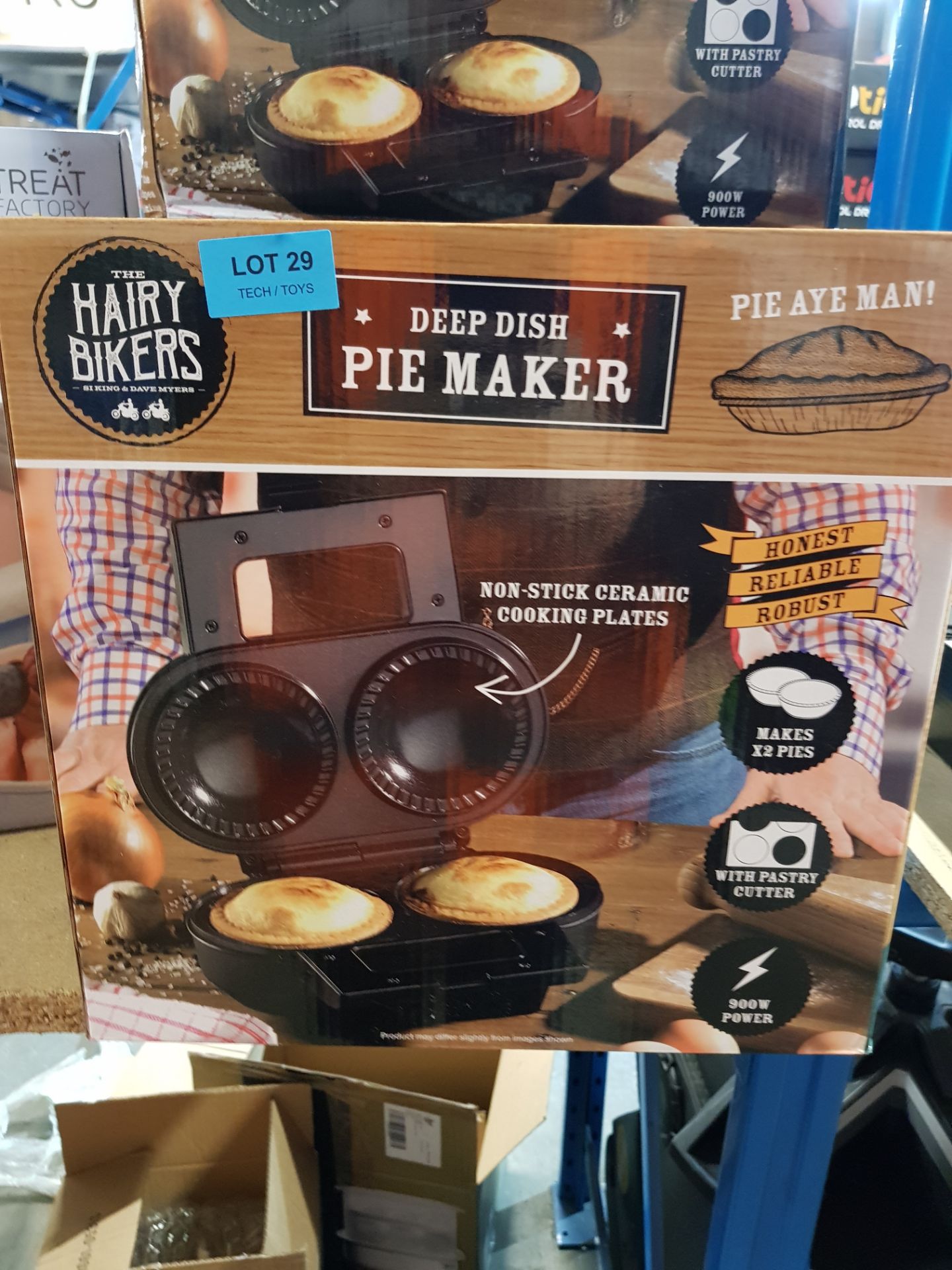 Title: (29/10H) Lot RRP £165. 4x Cooking Items. 3x Hairy Bikers Deep Dish Double Pie Maker RRP £45 - Image 7 of 8