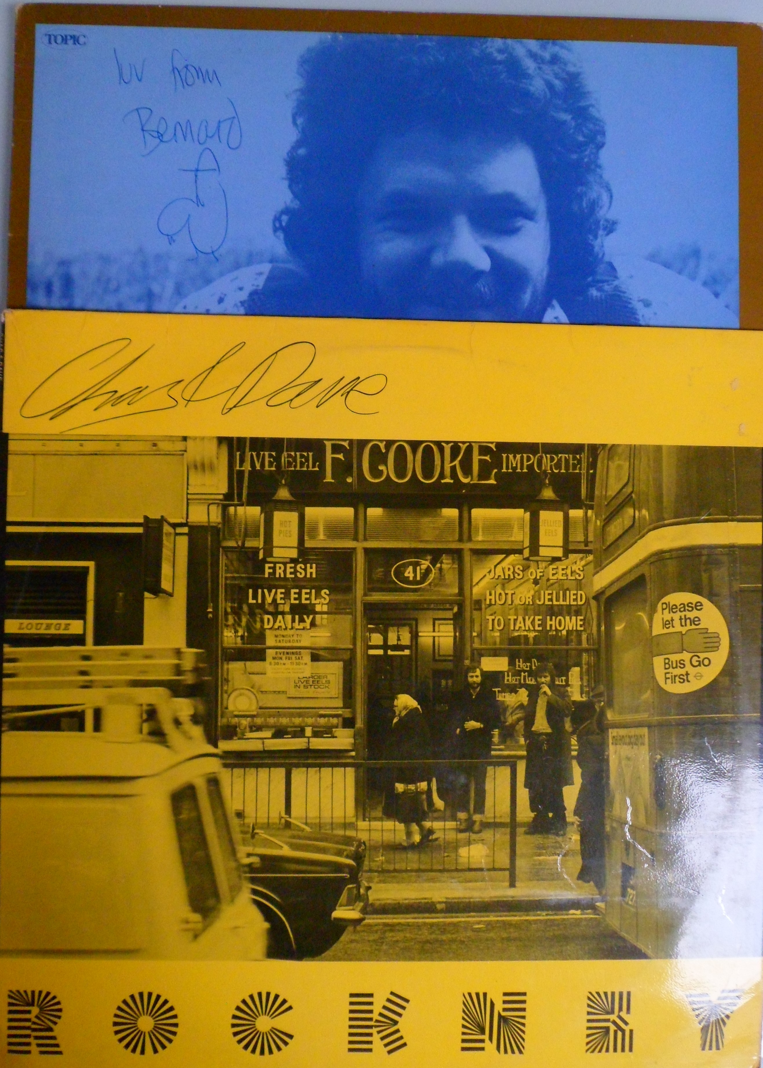 2 x Vinyl Record LPs - Autographed by Chas & Dave & Bernard Wrigley. - Image 3 of 5