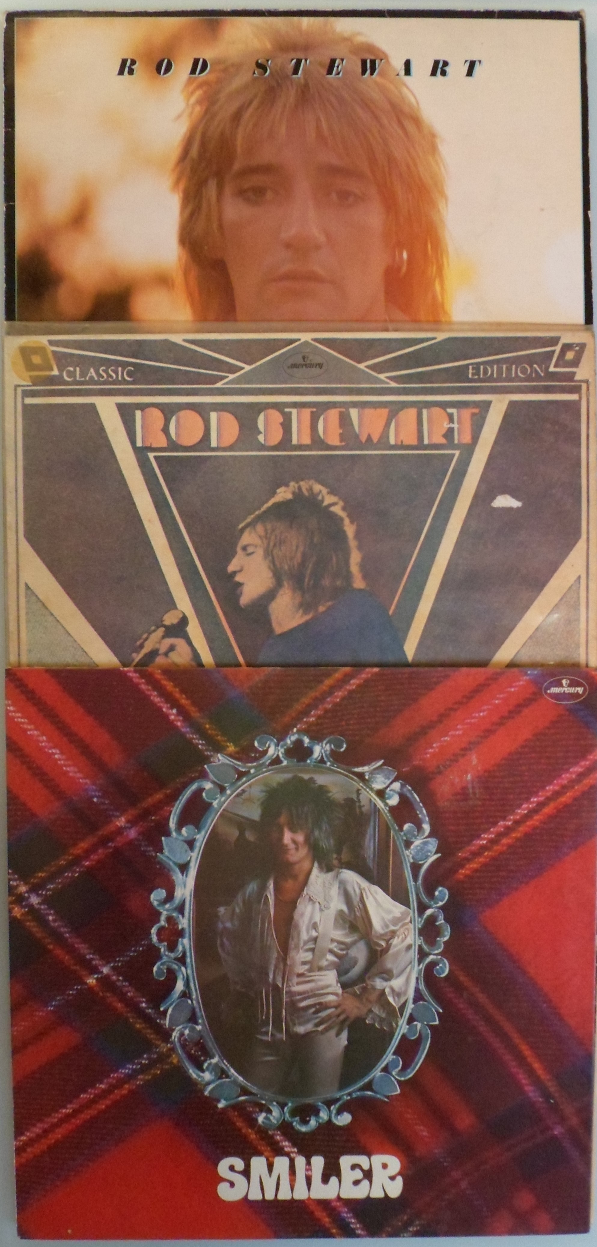8 x Rod Stewart Vinyl LPs etc. An Old Rain Coat - Atlantic crossing etc. - Image 2 of 3