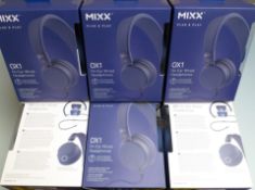 20 x Mixx OX1 Headphones - Brand New.