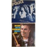 A Collection of 8 x Vinyl Records - Police - Wiseblood - Ian Dury - Foetus etc.