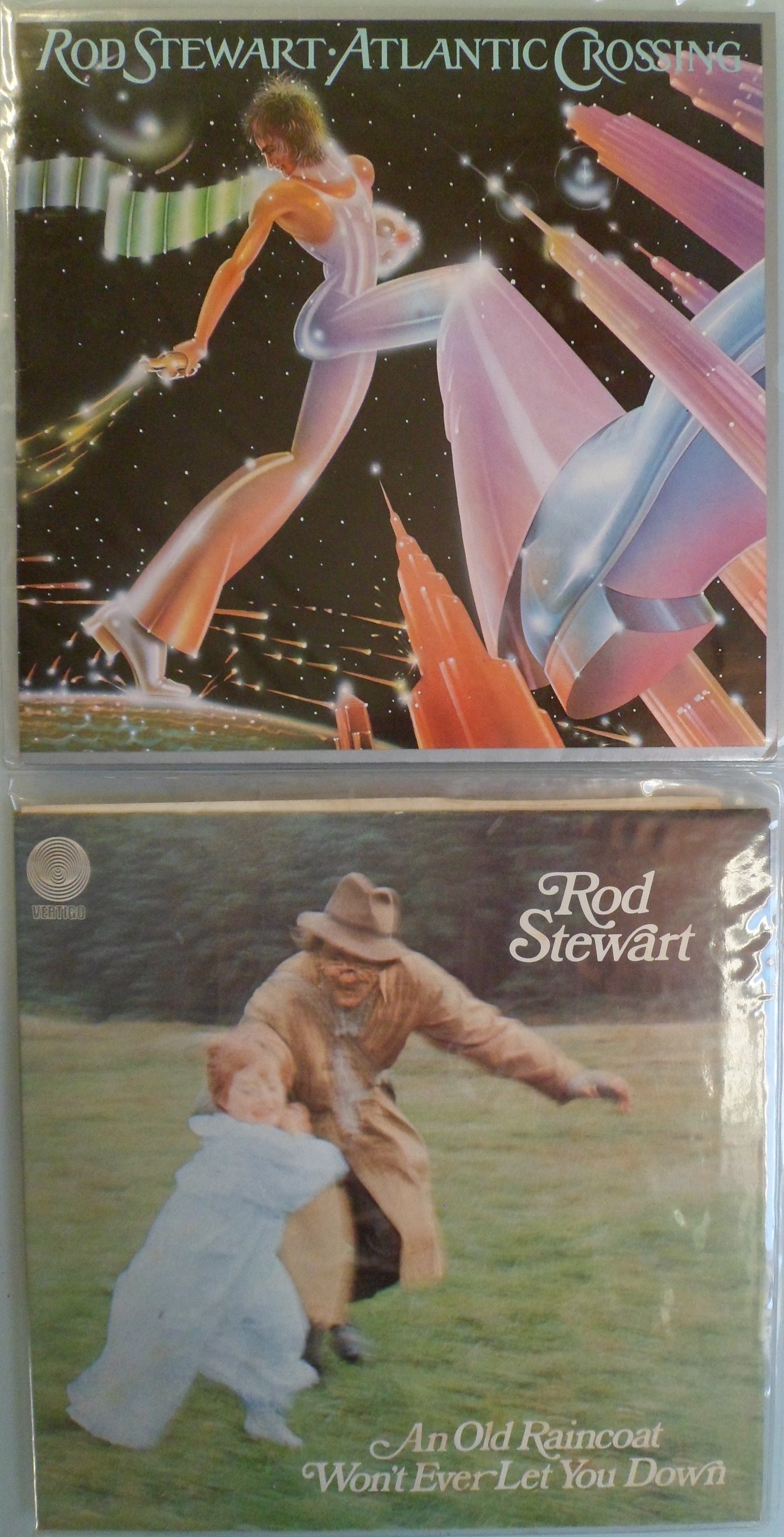 8 x Rod Stewart Vinyl LPs etc. An Old Rain Coat - Atlantic crossing etc. - Image 3 of 3