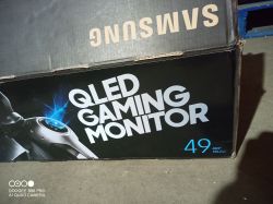 Checked Tested working Samsung Qled 49" gaming Monitor , no cracks , screen intact - comes comp