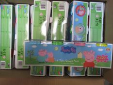 12pcs Brand new Sealed peppa Pig 4 tub dough pack , rrp £8.99 - 12pcs in lot