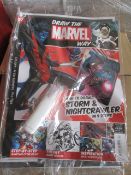 appx 50pcs Brand new Marvel Comic with accessory - rrp £4.99 -