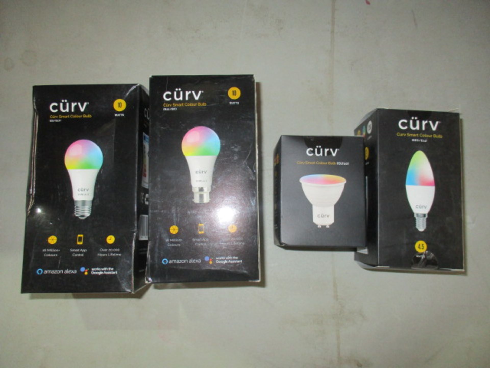 4pcs assorted brand new Curv smartbulbs as pictured - rrp various - Image 2 of 2