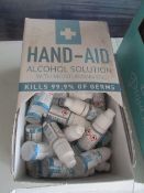Box containing qty of hand sanitizers