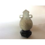 Highly Collectible Chinese Qing Jade Snuff Bottle late 19th early 20th century