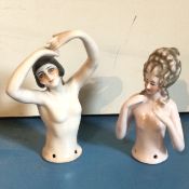 A Pair of Possibly Fassold and Stauch Porcelain Dolls Modelled As Naked Lady