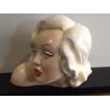 A Very Rare “Flesh Pots “ Bust of Marylyn Monroe