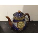 Very Rare Admiral Lord Nelson Commemorative Teapot Royal Doulton