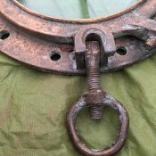 Nautical Brass/Bronze Ships Porthole, Hinged, and Four Bolts