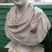 A Plaster Bust Believed To Be of Sir Walter Scott