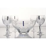 Crystal Bowl & Goblets, from the Lester Piggott collection.