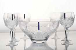Crystal Bowl & Goblets, from the Lester Piggott collection.