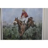 Limited Edition Signed print, from the Lester Piggott collection.
