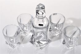 Crystal decanter & glasses, from the Lester Piggott collection.