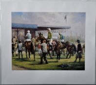 In the Paddock - Limited Edition print. signed by Graham Isom.