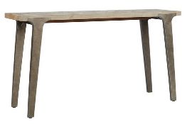 (69/R3/P) RRP £275. Country Living Rene Reclaimed Pine Console Table. Made From Reclaimed & Recyc...