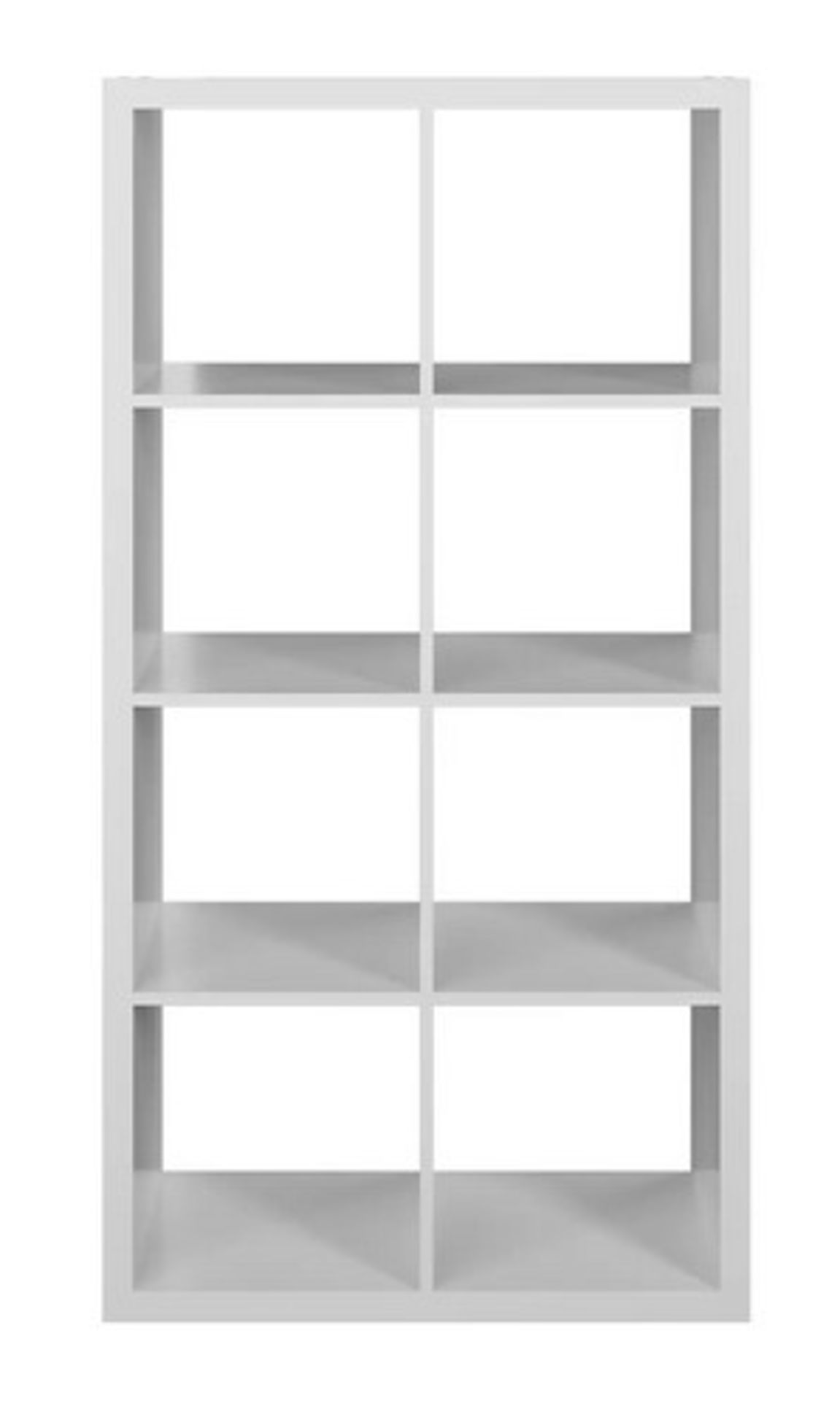 (37/R3/P) RRP £65. Living Elements Clever Cube 2x4 Cube Storage Unit White Matt Finish. Dimension... - Image 2 of 4