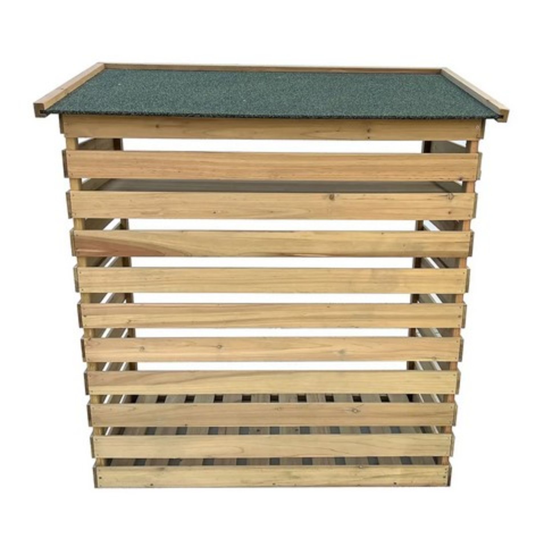 (51/R3/P) RRP £95. Wooden Logs Store. Slatted Design To Ensure Logs Are Aired. Dip Treated. Dimen... - Image 3 of 5