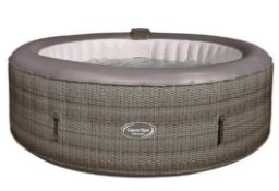(129/P) RRP £480. CleverSpa Florence 6 Person Hot Tub. Main Body, Cover, Groundsheet, Pump Tube &...