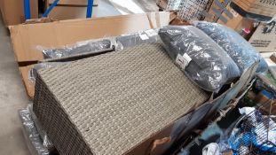 (11/R3/P) Parts And Cushions From Matara Corner Dining Set. (No Tables In Lot). Box Contains Item...