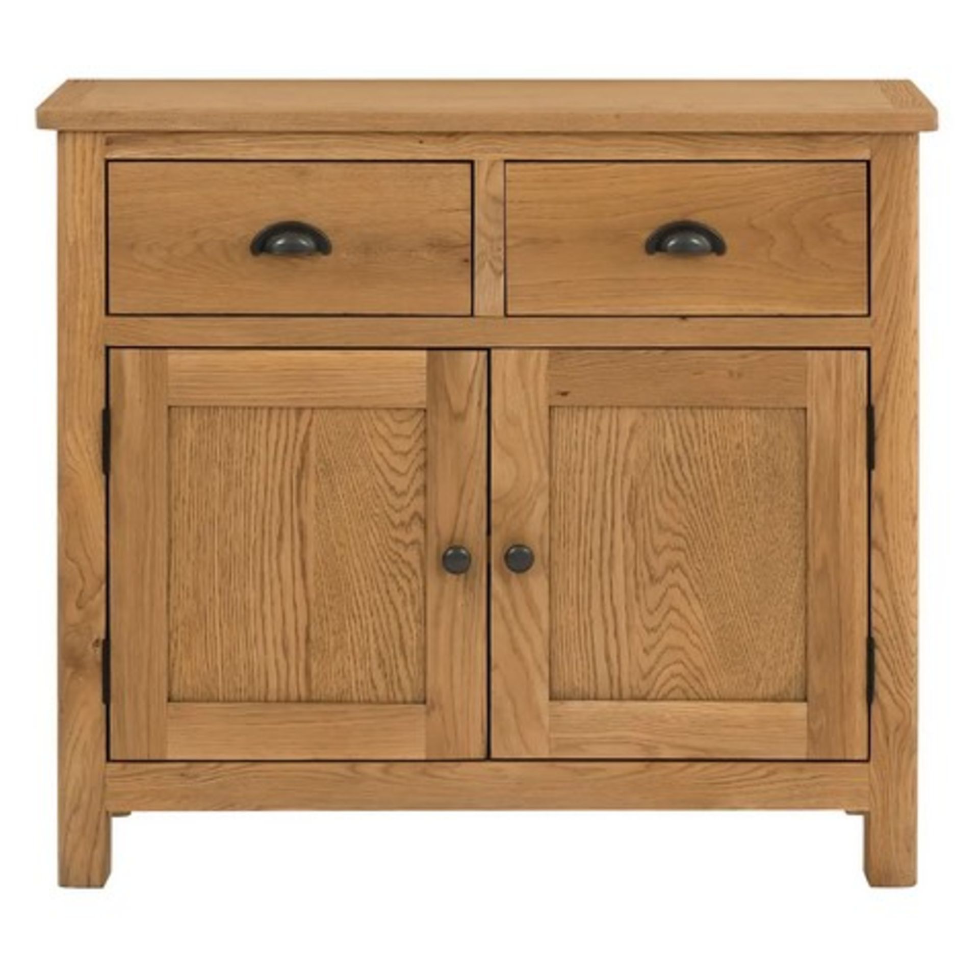 (57/R3/P) RRP £195. Norbury Oak Small Sideboard. Made With Real Oak And Hand-selected Veneer. Sof... - Image 2 of 5