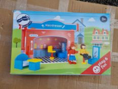 Small Foot Hairdresser Dolls House Play set - Toy Shop Closure Lot
