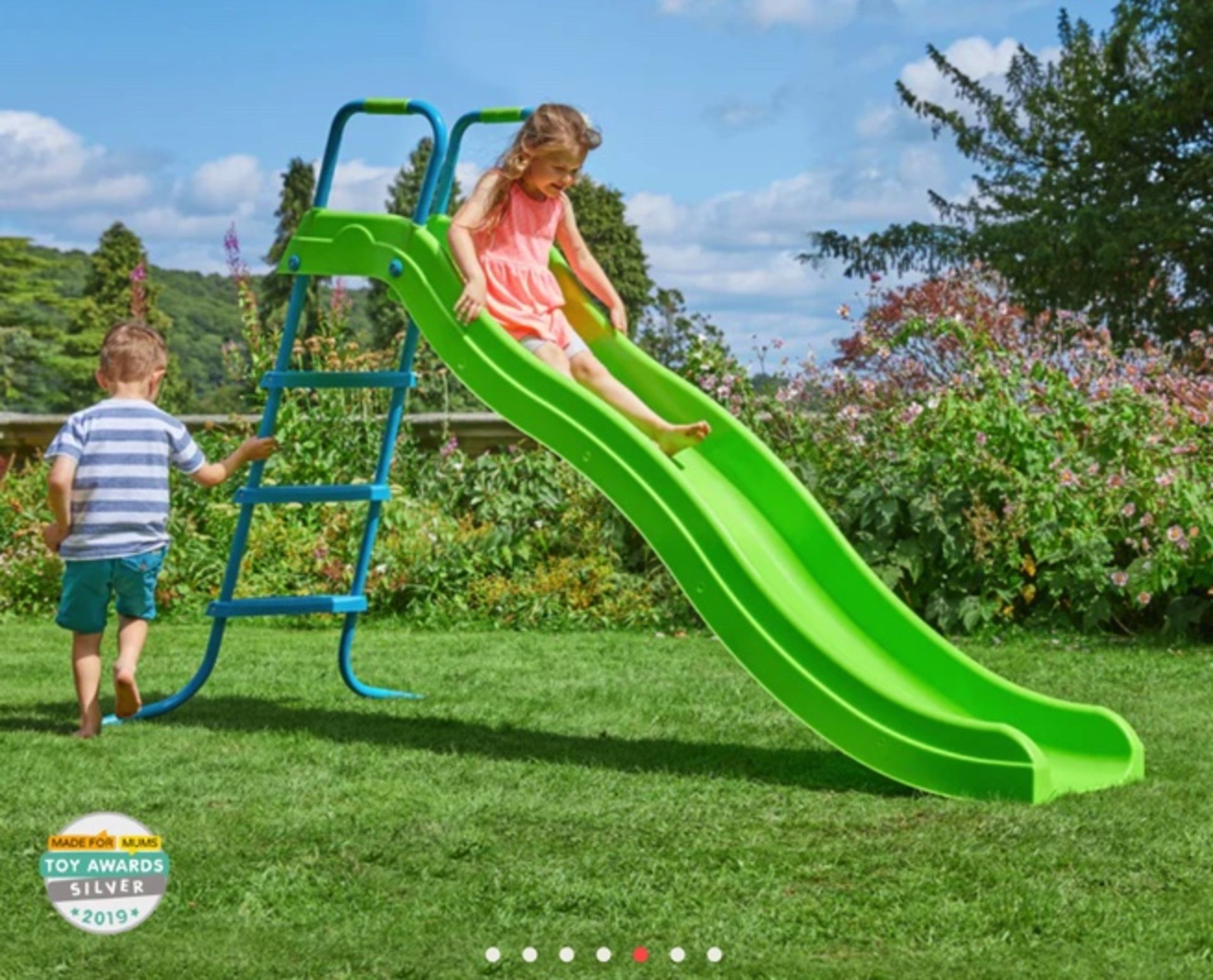 TP Toys CrazyWavy 7ft Children's Slide & Stepset RRP £169.99