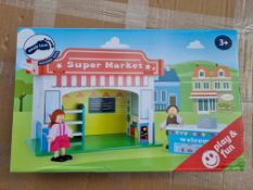 Small Foot Supermarket Dolls House Play set - Toy Shop Closure Lot