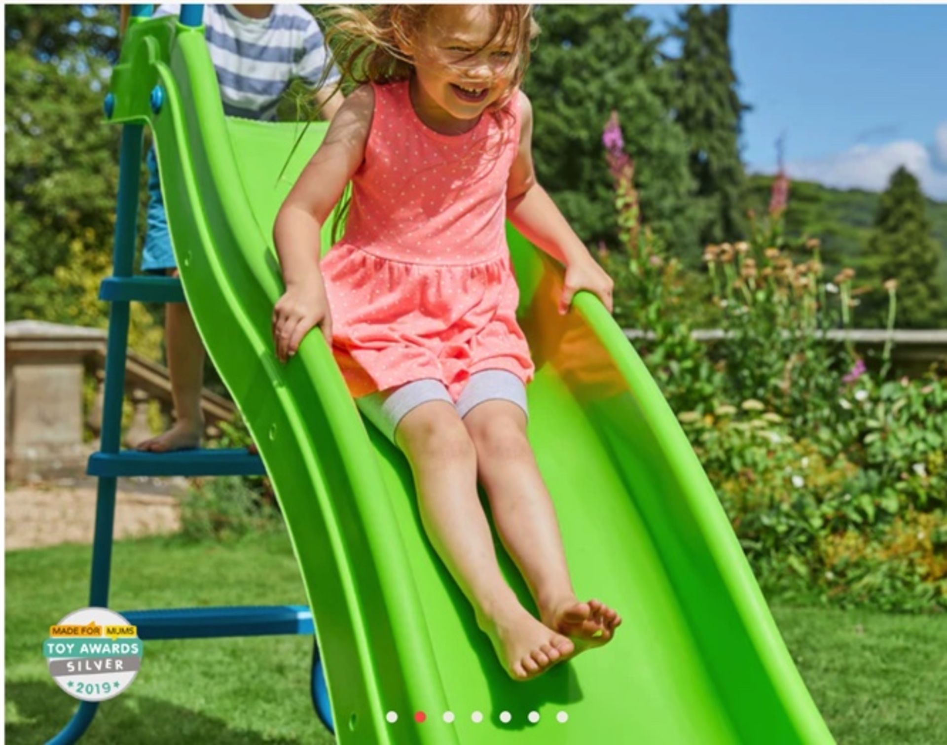 TP Toys CrazyWavy 7ft Children's Slide & Stepset RRP £169.99 - Image 2 of 2