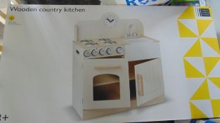 1 x Wooden Country Kitchen Looks New (U)