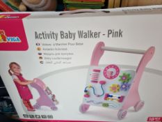 Viga Activity Baby Walker - Pink