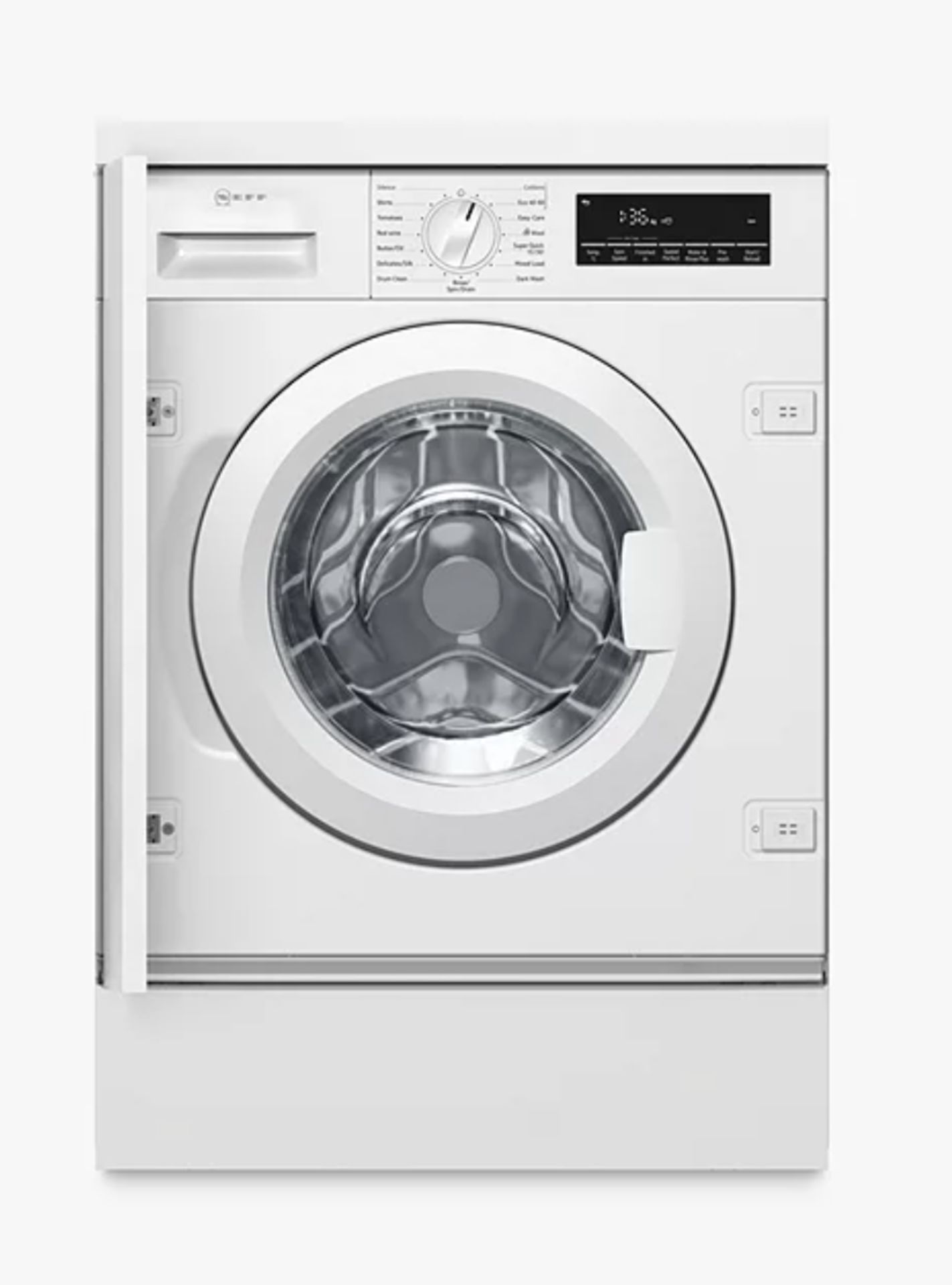 ITEM_DESCRIPTION - Neff W544BX1GB Integrated Washing Machine, 8kg Load, 1400rpm Spin, White -...