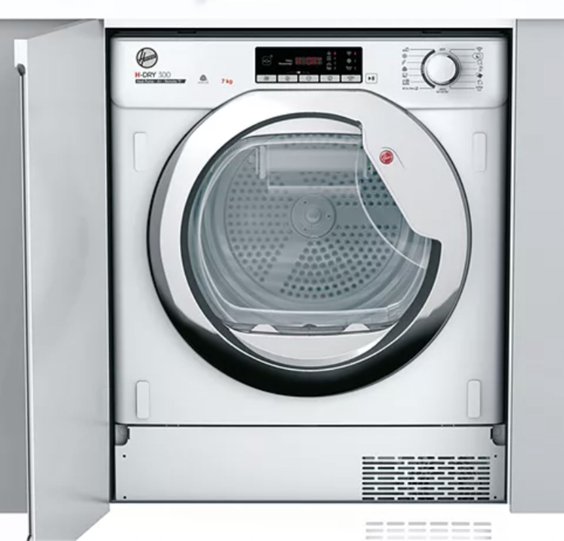 ITEM_DESCRIPTION - Hoover H-DRY 300 BATDH7A1TCE Integrated Heat Pump Tumble Dryer, 7kg Load, Whi...